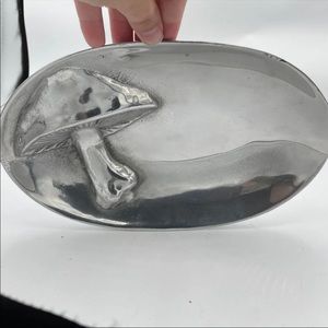 Mariposa Brilliante mushroom plate or platter 1995